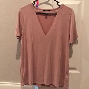 Blush pink t